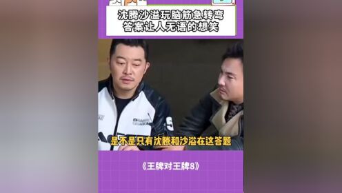 王牌对王牌沙溢沈腾图片