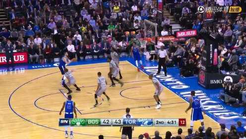 《NBA比赛集锦》凯尔特人vs猛龙第2节精编 德罗赞连续体前变向干拔后仰