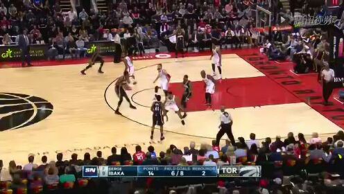 《NBA全场集锦》步行者vs猛龙第2节精编 德罗赞华丽转身博得满堂彩