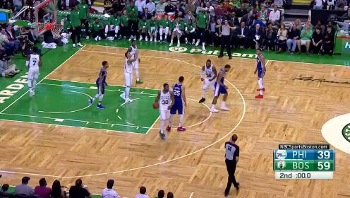 《NBA全场集锦》【盖帽】安德森企图压哨出手 亚布塞莱瓷实大帽送出
