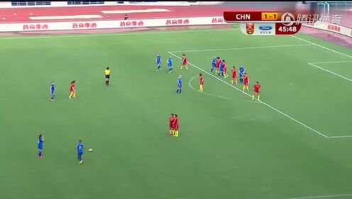 全场回放：友谊赛 中国女足vs芬兰女足 下半场