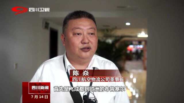 开辟国际货运网络 西部首架全货机落地成都