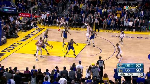 《NBA全场集锦》【得分】给空位就敢进 保罗大空位三分稳稳飙中