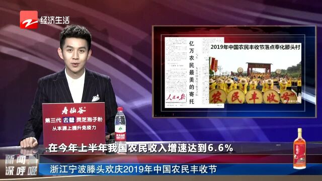 浙江宁波滕头欢庆2019年中国农民丰收节