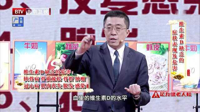 维生素D缺乏的症状表现及危害