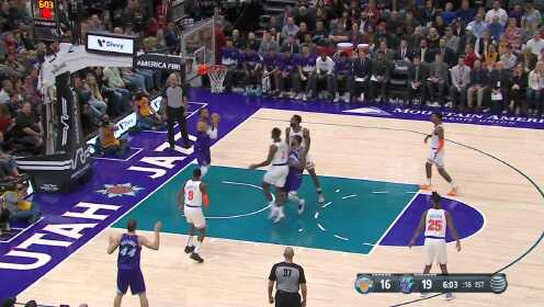《NBA全场集锦》奥尼尔假投真传 戈贝尔篮下起飞双手暴扣