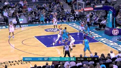 《NBA全场集锦》【原声】尼克斯101-107黄蜂 黄蜂众将神级三分雨击垮尼克斯