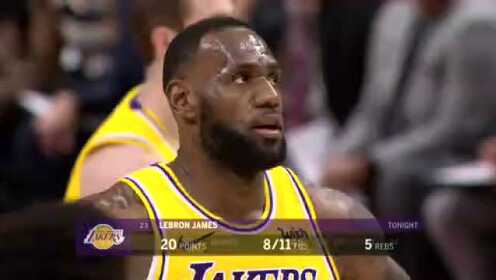 《NBA全场回放》【回放】湖人vs老鹰第2节 詹姆斯风骚背传助霍华德飞扣