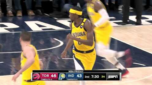 《NBA全场集锦》速度与精度并存 麦康奈尔连线霍乐迪空接暴扣
