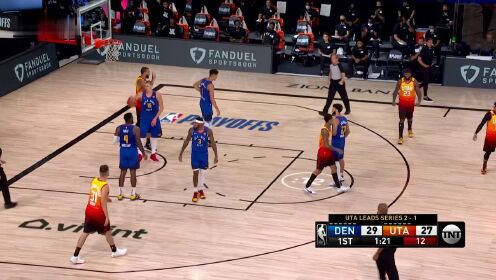《NBA全场集锦》真刚！克拉克森直杀禁区一挑三强打2+1