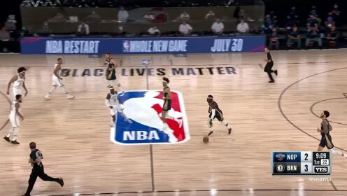 《NBA全场集锦》鲍尔见缝插针抬手上篮 坦普尔三分出手利落反击