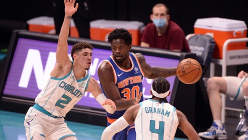《NBA全场集锦》【纯享】尼克斯vs黄蜂精华回放 海沃德34分三球8+14+7