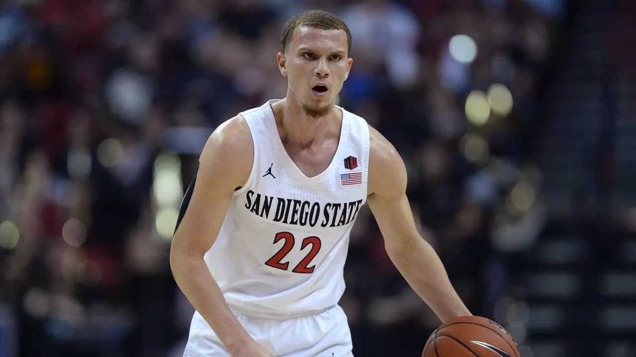 全景nba2020年nba选秀大会猛龙第29顺位选中马拉奇弗林