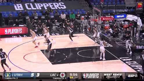 《NBA全场集锦》轻轻松松！乔治眼疾手快抢断康利反击上篮一条龙
