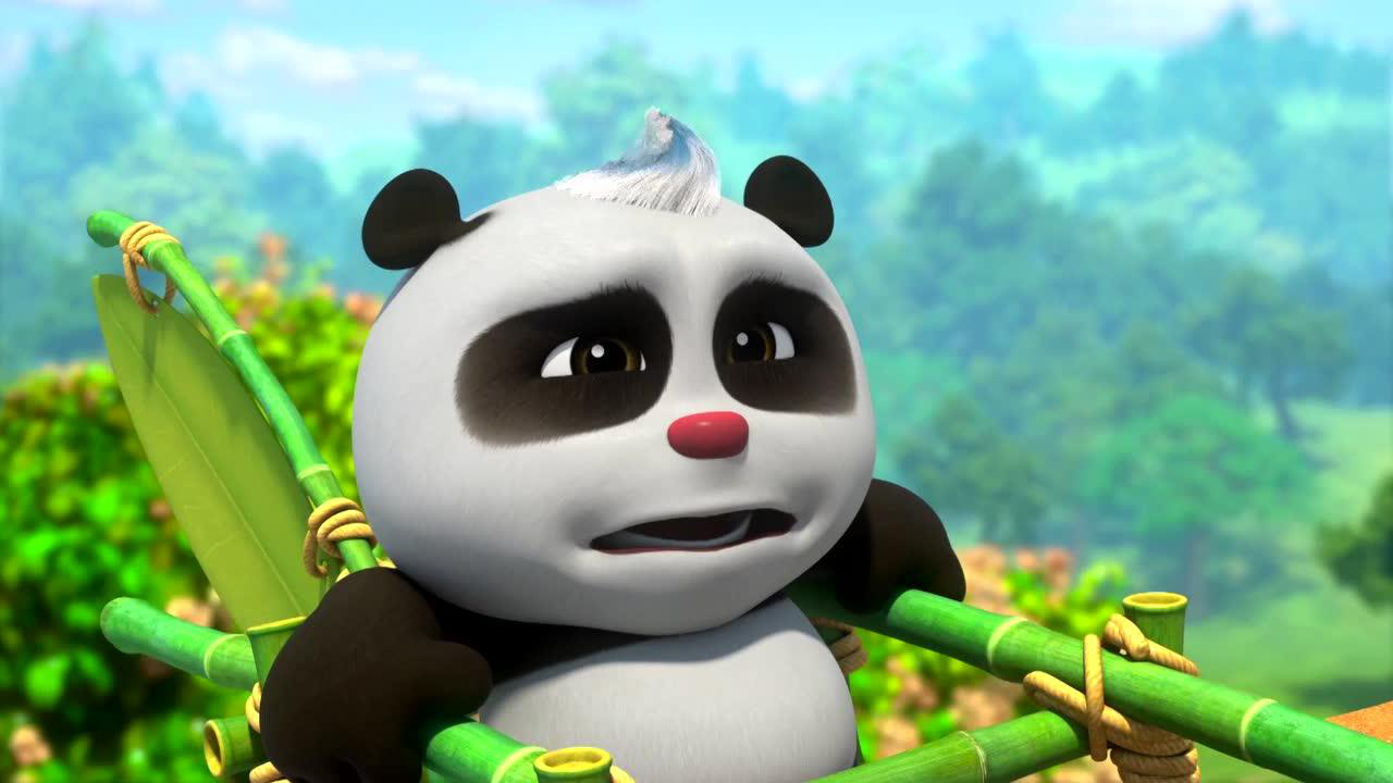 熊猫和奇异鸟动画片图片