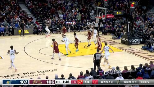 《NBA全场集锦》力拔山兮气盖世 戈贝尔面筐突破单手劈阿伦