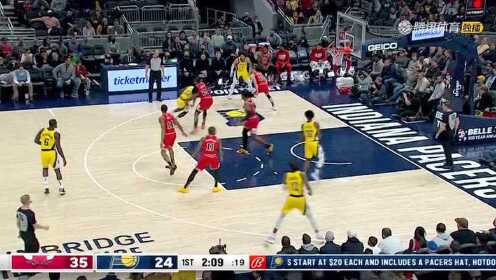 《NBA全场集锦》当手感来了人挡杀人佛挡杀佛！里突外投勒维尔单节22分