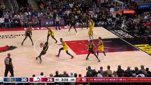 《NBA全场集锦》【纯享】勇士vs老鹰精华回放 汤神佛光普照不敌特雷杨33+15