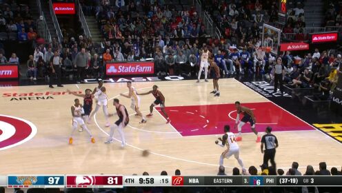《NBA全场集锦》直接锁死！哈腾找准时机钉板大帽奥孔古