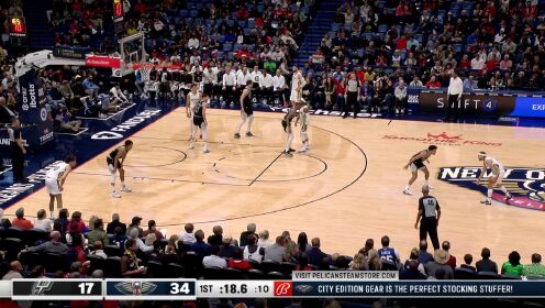 《NBA全场集锦》【纯享】马刺vs鹈鹕精华回放 CJ40+8+9带队终结四连败