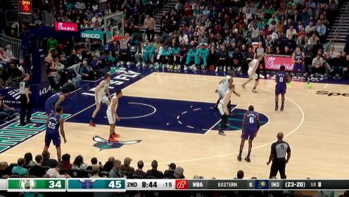 《NBA全场集锦》直接打停绿军！三球张弓搭箭飚中三分