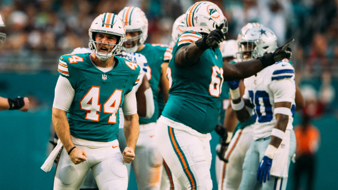 nfl精华牛仔vs海豚桑德斯主场超神表现率队闯入季后赛