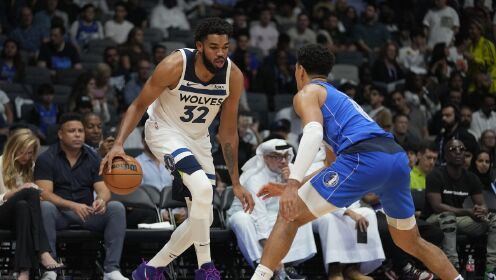 《NBA全场集锦》【原声】独行侠99-111森林狼 森林狼五人上双击败独行侠取得开门红