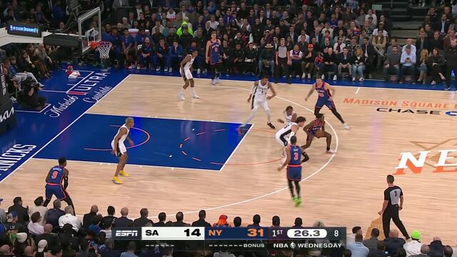 天赋压制！哈特挑战文班惨遭大帽拒绝 马刺顺势反击迫近比分