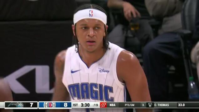  NBA常规赛：魔术vs快船第一节英文原声回放
