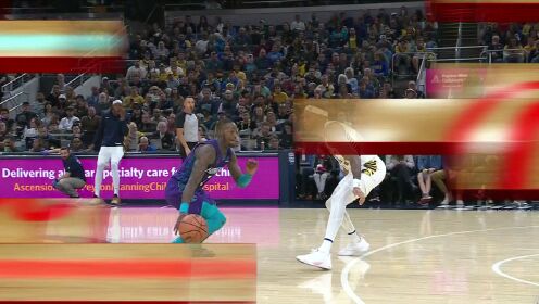 《NBA全场集锦》【回放】黄蜂vs步行者英文原声全场回放