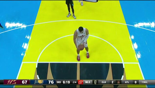 NBA季中锦标赛小组赛：骑士vs步行者第3节中文解说回放