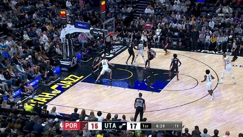《NBA全场集锦》尽显出色的运动能力！夏普眼疾手快抢断上篮一条龙