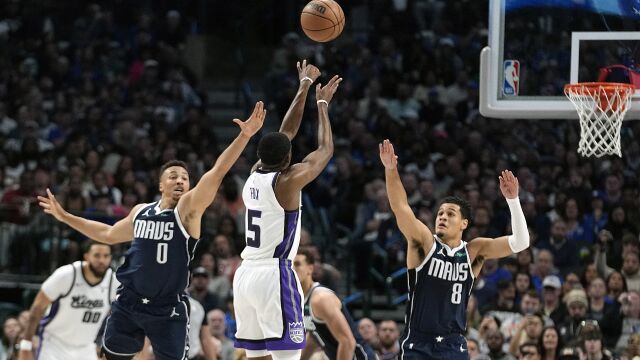 国王vs独行侠精华回放 东契奇欧文合砍48分难阻国王6连胜