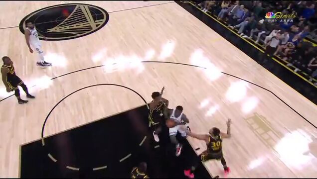 NBA常规赛：森林狼vs勇士第4节中文解说回放