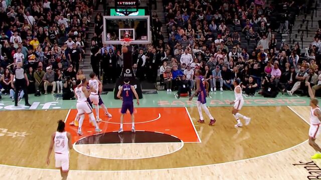 前6投不中没关系！索汉3分射进一击制胜