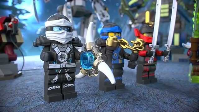 乐高 幻影忍者系列 泰坦机器人大决战 70737