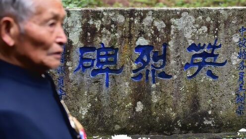 腾冲国殇墓园百人祭奠远征军 两位90岁老兵追忆战友