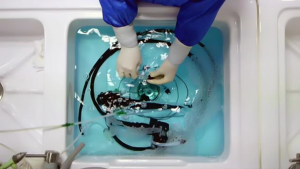 软式内镜清洗消毒完整操作_高清