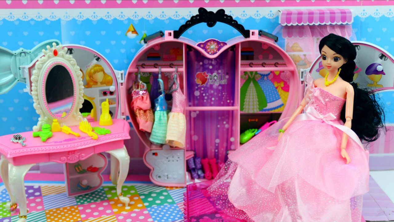 《玩具》智趣亲子玩具 芭比娃娃娇儿梦幻魔法箱女孩过家家玩具_高清
