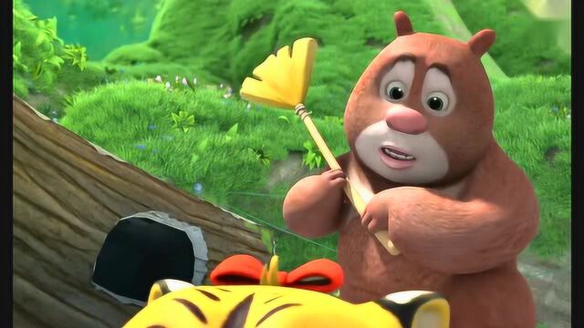 熊熊乐园小虎宝宝太可爱了