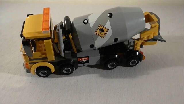 lego乐高积木城市系列60018水泥搅拌车