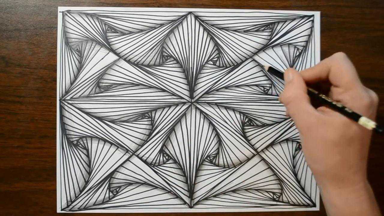 神奇的视觉错觉:明明只是画线,最后变成这个样子