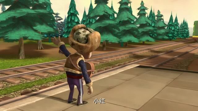 要见当年的同桌,光头强却迟到了,这一路追火车得好心酸