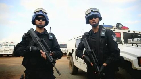中国维和警察部队喊话吴京  比电影《战狼2》更燃！