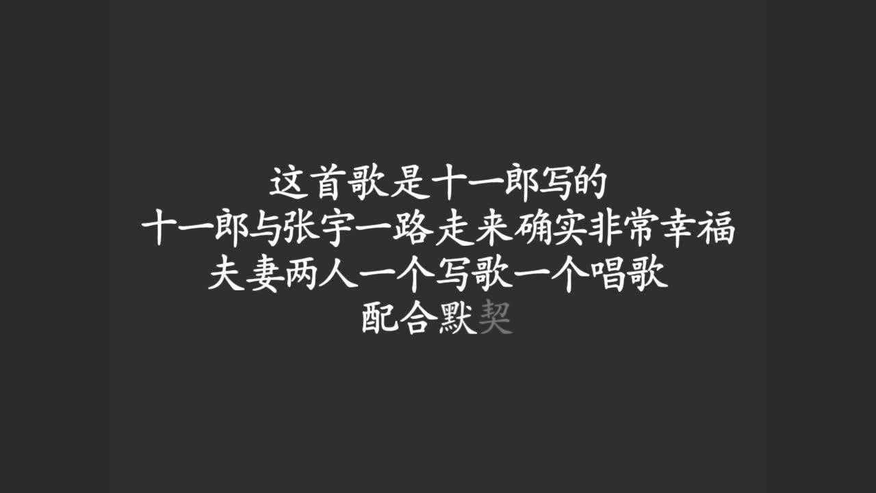 张宇—给你们——歌词释义