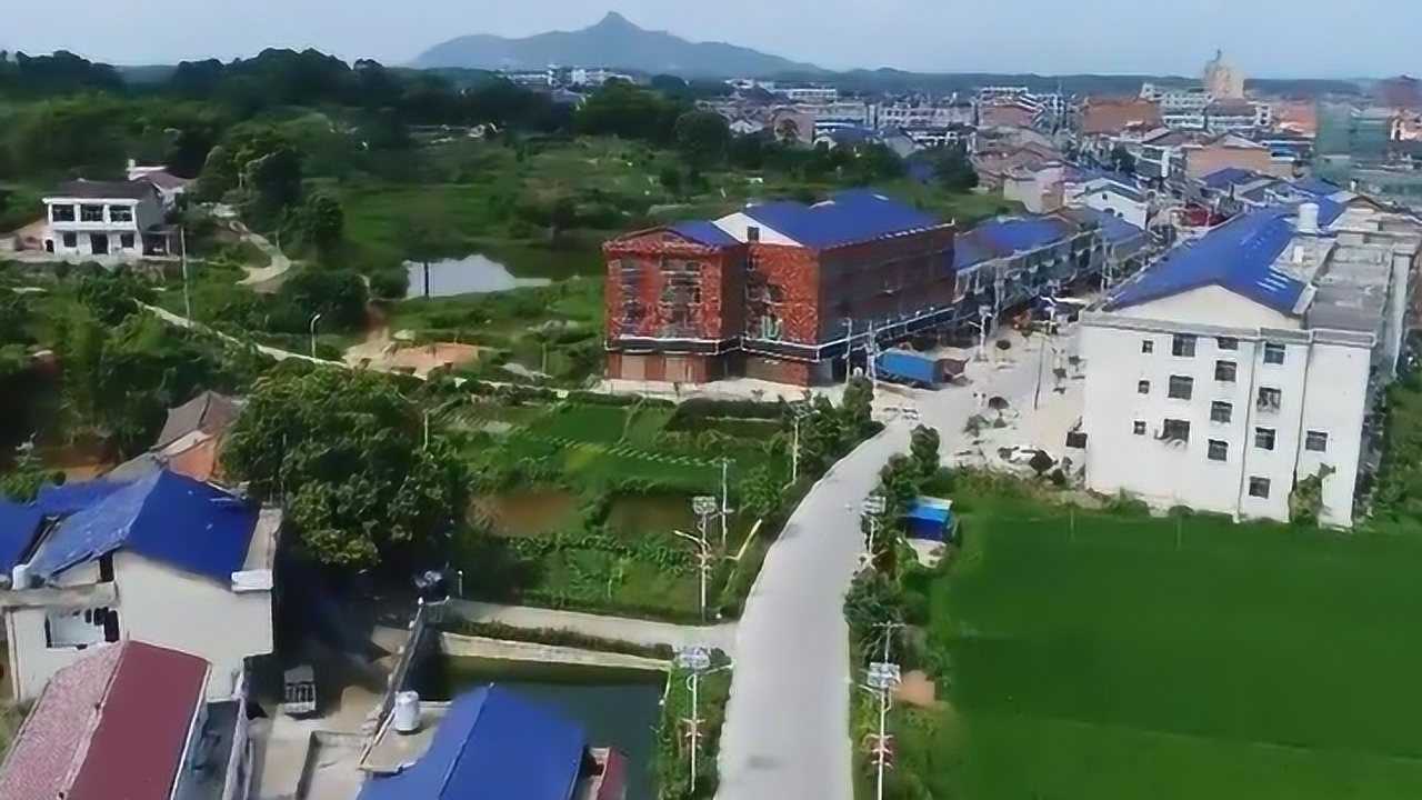 航拍宁乡流沙河镇带你感受高空中不一样的流沙河