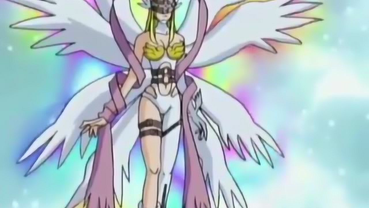 数码宝贝天女兽变身时瞬间燃爆了!