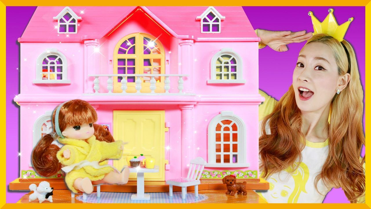 《玩具》爱丽和故事 美美公主招待朋友来粉红别墅做客_高清1080p在线