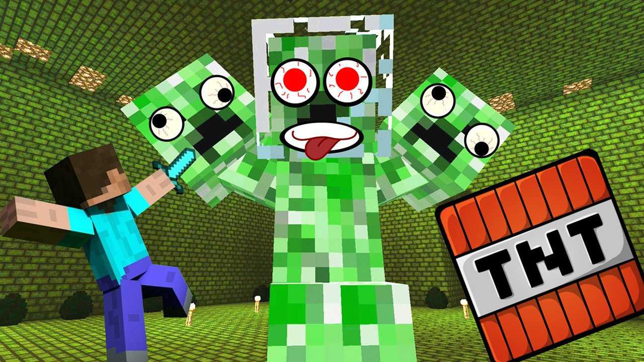 我的世界秀色解说我的世界超级星系大冒险ep38反轰炸三头苦力怕王