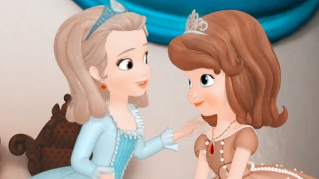 小公主苏菲亚 雨果中途作弊使坏使苏菲亚落马@快乐宝宝新天地app内